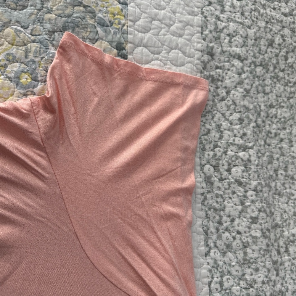 Lane Bryant Light Peach Short Sleeve Top - Picture 3 of 5
